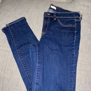 J. Crew Dark Blue Skinny Jeans
